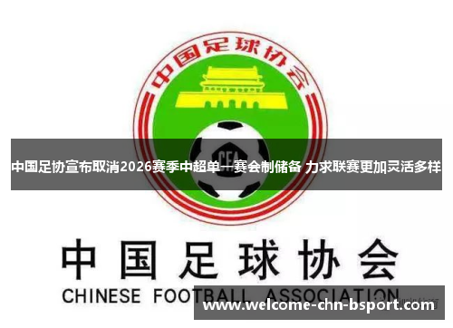 中国足协宣布取消2026赛季中超单一赛会制储备 力求联赛更加灵活多样